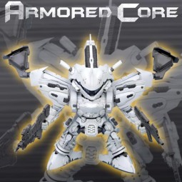 Armored Core - D-Style White Glint Model-Kit Armored Core - D-Style White Glint Model-Kit