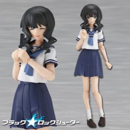 Black Rock Shooter Black Yomi Takanashi School Uniform - Figma Black Rock Shooter Black Yomi Takanashi School Uniform - Figma