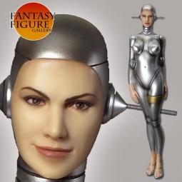 Fantasy Figure Gallery - Sexy Robot 002 Human Face Resin Statue Fantasy Figure Gallery - Sexy Robot 002 Human Face Resin Statue