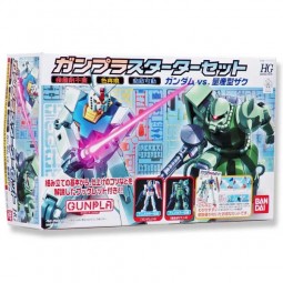 Gundam - HGUC Gunpla Starter Set: Gundam Vs. Zaku II 1/144 Gundam - HGUC Gunpla Starter Set: Gundam Vs. Zaku II 1/144