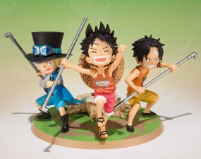 One Piece: Figuarts Zero Luffy & Ace & Sabo - A Promise of Brothers non Scale PVC Statue One Piece: Figuarts Zero Luffy & Ace & Sabo - A Promise of Brothers non Scale PVC Statue