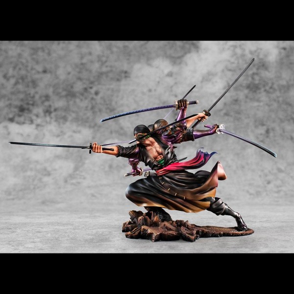 One Piece: P.O.P. SA-Maximum Roronoa Zoro Ver. Demon Spirit Kyuutouryuu Asura non Scale PVC Statue