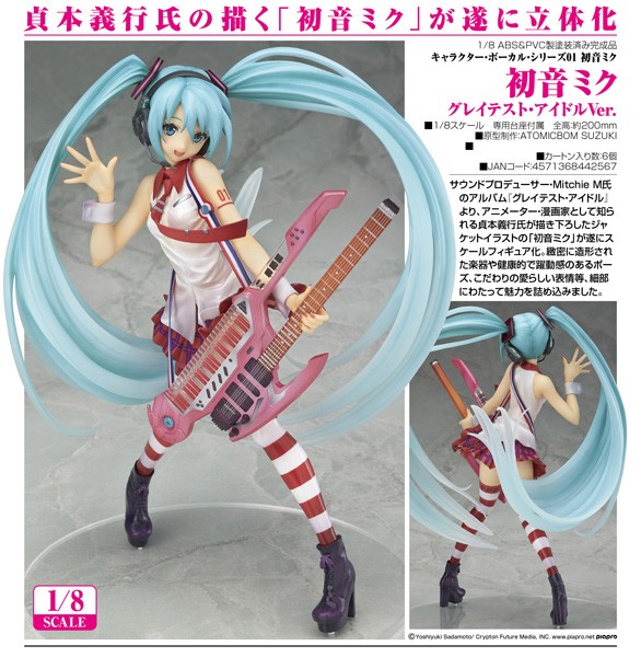Vocaloid 2: Miku Hatsune Greatest Idol Ver. 1/8 Scale PVC Statue