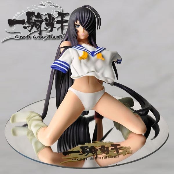 Ikki Tousen: Kanu Unchou Undressing School Uniform 1/7 Scale PVC Statue