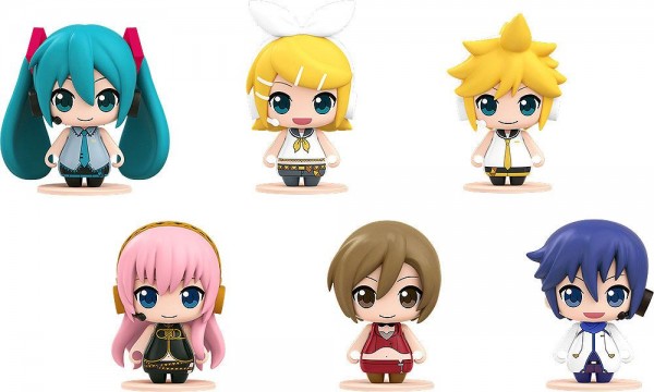 Piapro Characters Pocket Maquette Mini Figures 6-Pack Miku Hatune