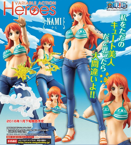 One Piece: Nami Variable Action Heroes Action Figure