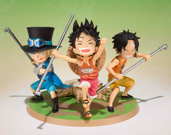 One Piece: Figuarts Zero Luffy & Ace & Sabo - A Promise of Brothers non Scale PVC Statue