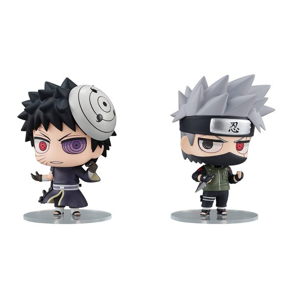 Naruto: Chimimega Buddy Series Kakashi Hatake & Obito Uchiha Set