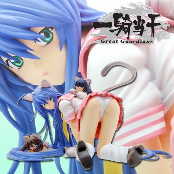 Ikki Tousen: Kanu Unchou Pink Sailor Uniform 1/7 Scale PVC Statue