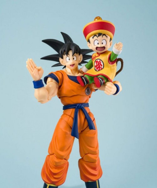 Dragon Ball: S.H.Figuarts Son Goku &amp; Son Gohan Kid &amp; Kintoun non Scale PVC Statue