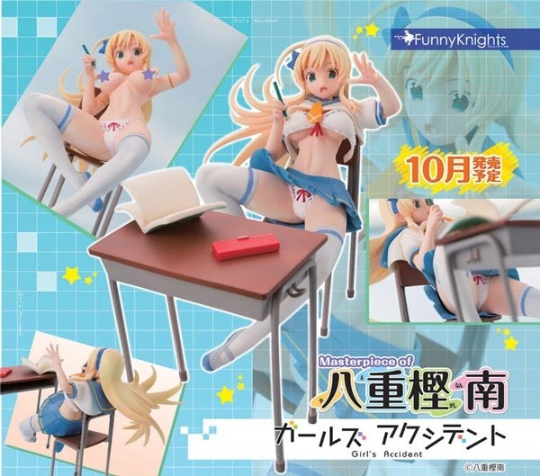 Masterpiece of Yaegashi Nan: Girl’s Accident 1/8 Scale PVC Statue