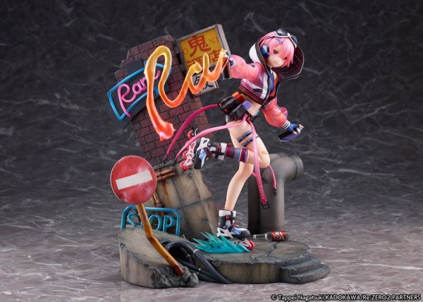 Re:ZERO -Starting Life in Another World: Ram Neon City Ver. 1/7 Scale PVC Statue