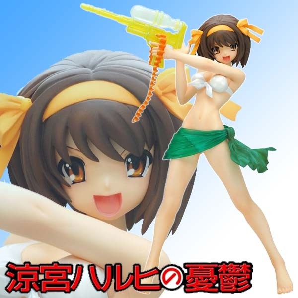 Haruhi Suzumiya Beach Swimsuit Ver.1/7 Scale PVC Statue