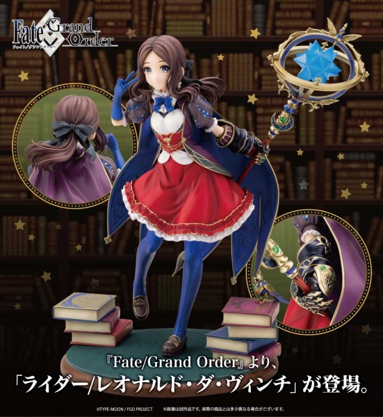 Fate/ Grand Order: Rider/Leonardo da Vinci 1/7 Scale PVC Statue