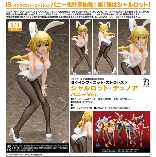 IS (Infinite Stratos): Charlotte Dunois Bunny Ver. 1/4 Scale PVC Statue
