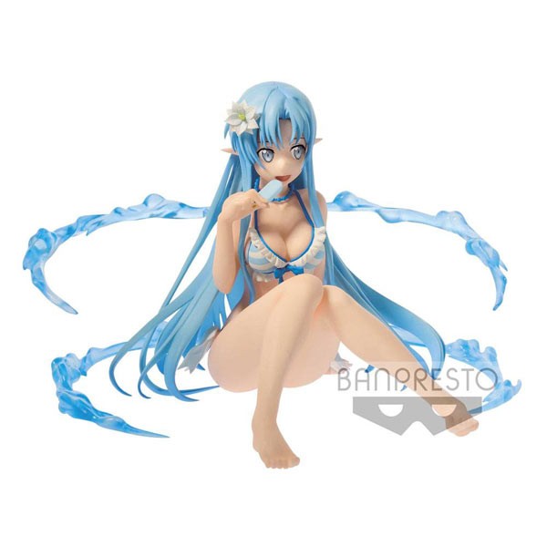 Sword Art Online Code Register: EXQ Asuna Blue Marine Color non Scale PVC Statue