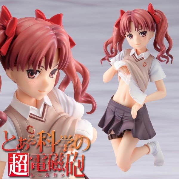 A Certain Scientific Railgun: Kuroko Shirai Mufufu Ver. 1/8 Scale PVC Statue