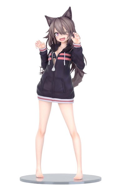 Original Character: Hoodie Wolf Girl 1/7 Scale PVC Statue