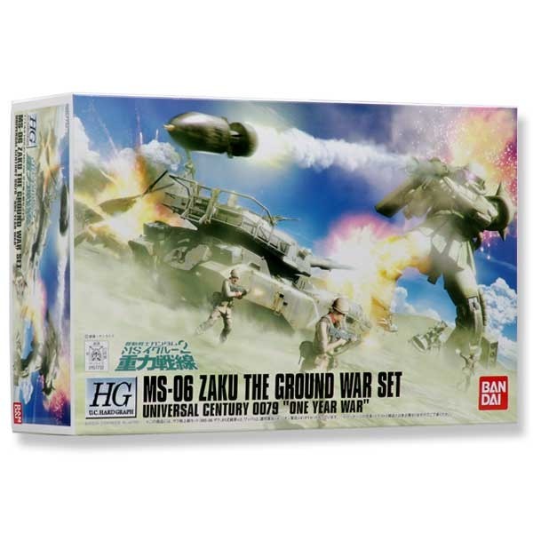 Gundam - HGUC MS-06 Zaku The Ground War Set 1/144