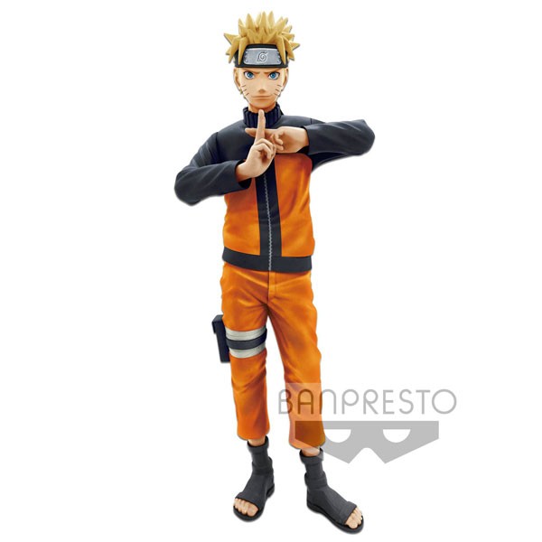 Naruto Shippuden: Grandista Naruto Uzumaki nero non Scale PVC Statue