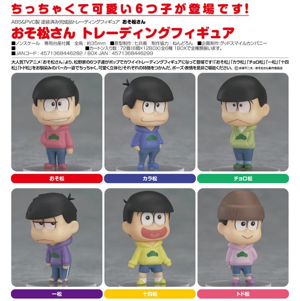 Osomatsu-san Trading Figures 1 Box (6pcs)