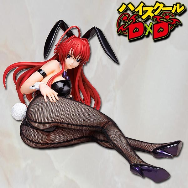 High School DxD: Rias Gremory Bunny Ver. 1/4 Scale PVC Statue