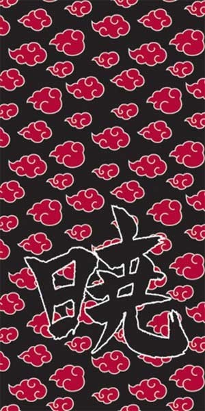 Naruto Towel - Akatsuki Clouds