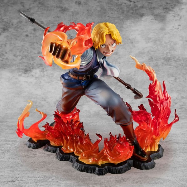 One Piece: P.O.P. Sabo Fire Fist Inheritance Limited Editiom non Scale Scale PVC Statue