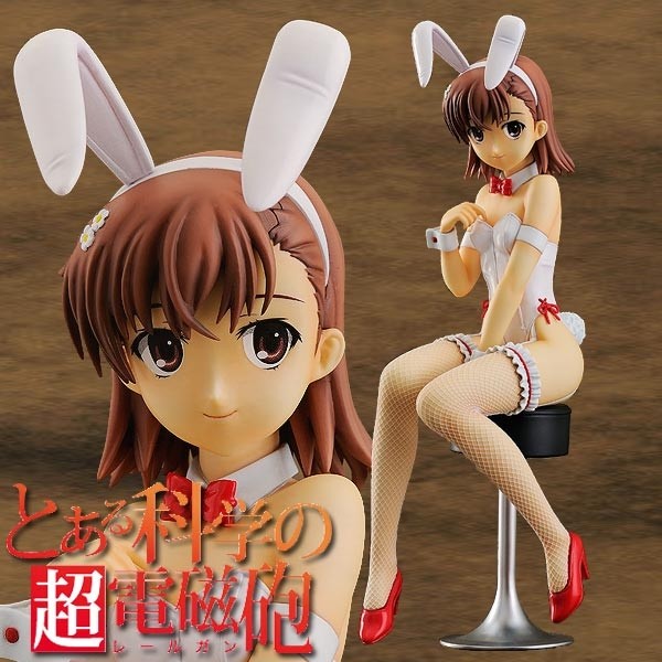 A Certain Scientific Railgun: Mikoto Misaka Bunny Ver. 1/4 Scale PVC Statue