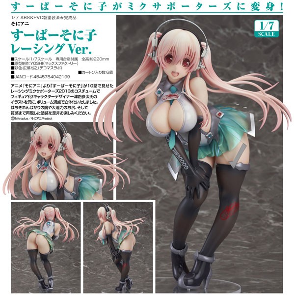 Super Sonico Racing Ver 1/7 Scale PVC Statue