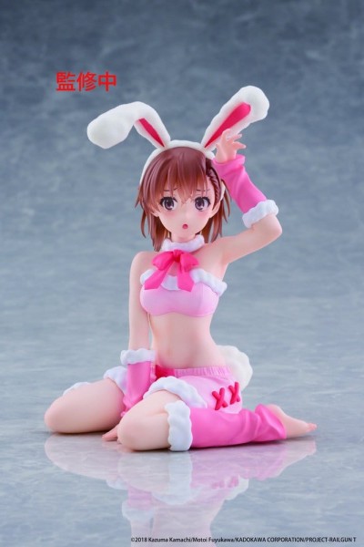 A Certain Scientific Railgun Moflock: Mikoto Misaka Fluffy Bunny Ver. non Scale PVC Statue