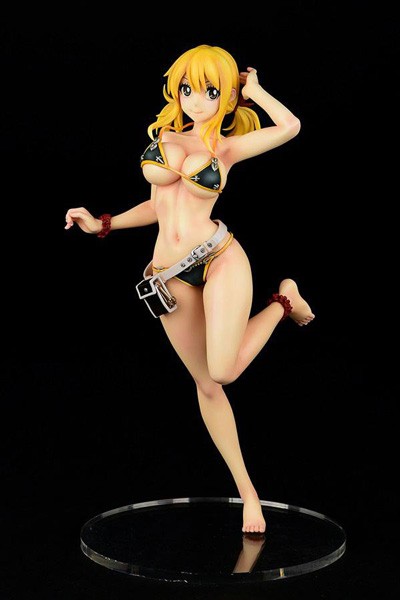 Fairy Tail: Lucy Heartfilia Swimwear Gravure Style Noir Ver. 1/6 Scale PVC Statue