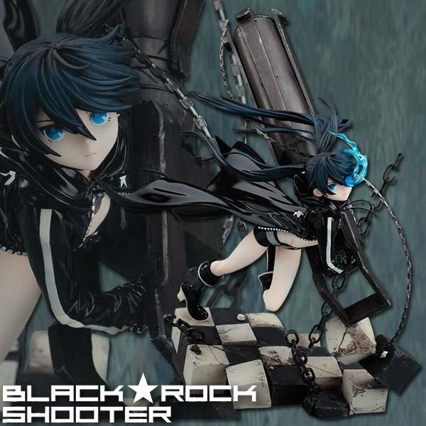 Black Rock Shooter: BRS Animation Ver. 1/8 Scale PVC Statue