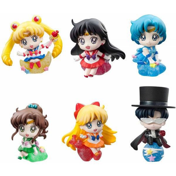 Sailor Moon: Petit Chara Make Up with Candy Sammelfiguren Sortiment