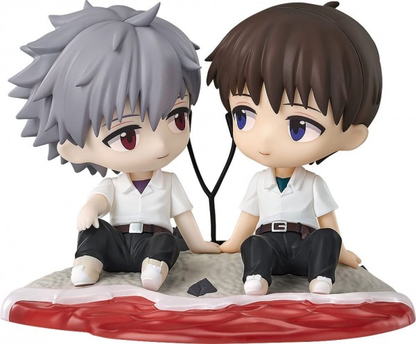 Rebuild of Evangelion: Shinji Ikari &amp; Kaworu Nagisa Chibi Figur