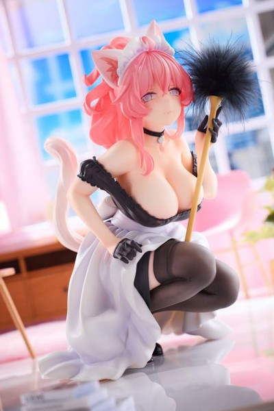 Original Character: Cat´s Thought Maid Cat Mochan 1/4 Scale PVC Statue