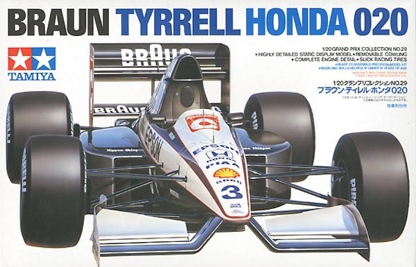 Braun Tyrrell Honda 020 1/20 Model Kit