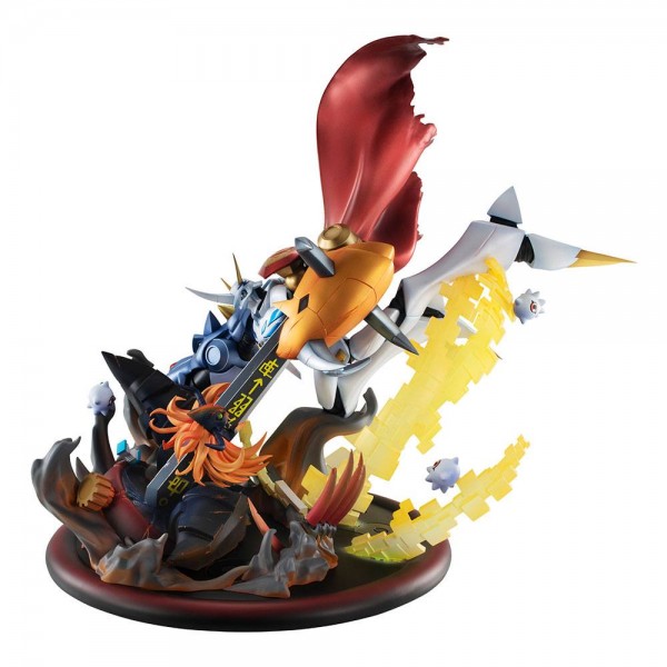 Digimon Adventure Bokura no War Game! - Omegamon vs Diabolomonon Scale Scale PVC Statue