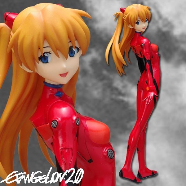 Evangelion 2.0: Shikinami Asuka Langley Plug Suit Ver. 1/10 Scale PVC Statue