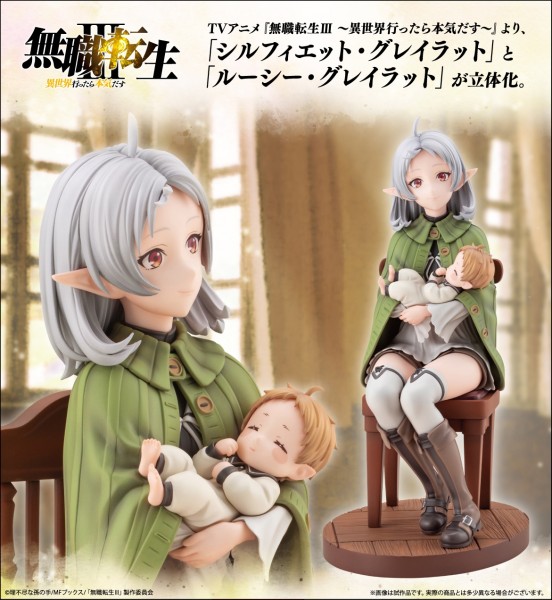 Mushoku Tensei: Jobless Reincarnation Season 3: Sylphiette Greyrat &amp; Lucie Greyrat 1/7 Scale PVC Sta