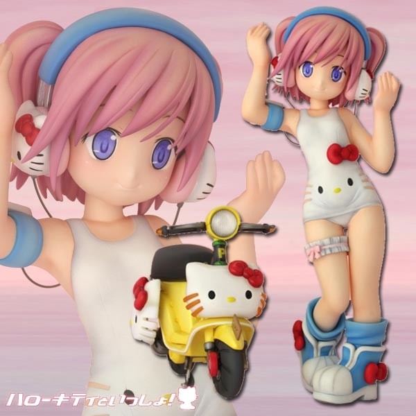 Together with Hello Kitty!: Shizuku Minase non scale PVC Statue