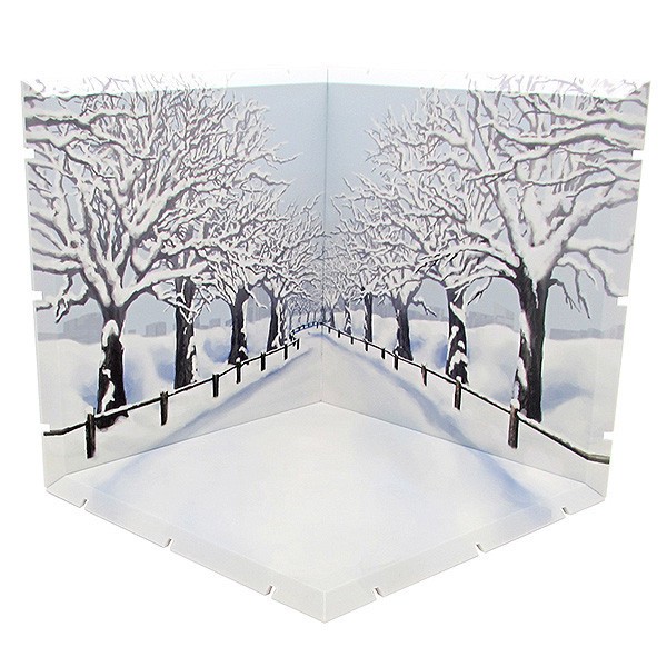 Dioramansion 150: Cherry Blossom Road (Winter) Zubehör-Set für Nendoroid und Figma Actionfiguren