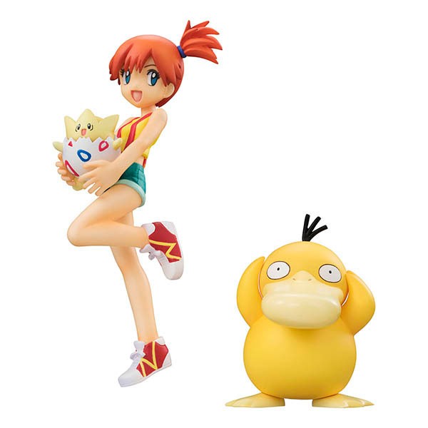 Pokémon: Misty & Togepi & Psyduck non Scale PVC Statue