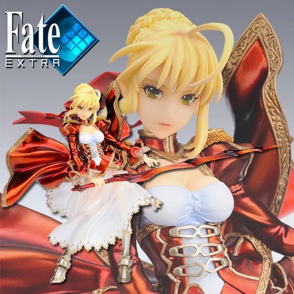 Fate/EXTRA: Saber 1/8 Scale PVC Statue