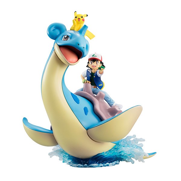 Pokémon: Ash, Pikachu & Ash & Lapras non Scale PVC Statue