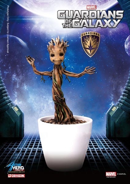 Guardians of the Galaxy: Action Hero Vignette Baby Groot 1/9 Scale PVC Statue