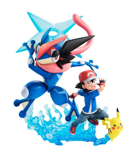 Pokémon: Ash, Pikachu & Ash-Greninja non Scale PVC Statue