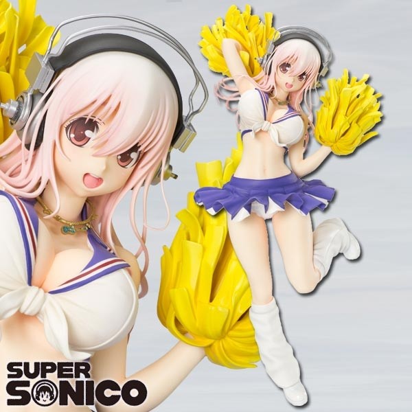 Nitro Super Sonic: Super Sonico Cheerleader Ver. 1/7 Scale PVC Statue