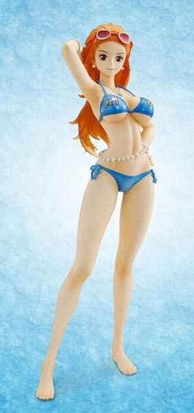 One Piece: P.O.P Official Guide Book POPs! with Nami Crimin Ver. PVC Statue