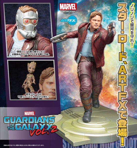 Guardians of the Galaxy: Star Lord with Groot 1/6 ARTFX Statue